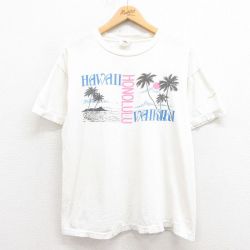 【50%OFF】80s 半袖Tシャツ ハワイ ホワイト L | 古着