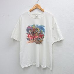 00s 半袖Tシャツ サラトーガ競馬 ホワイト XL | 古着