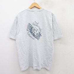 XL★古着 ヘインズ Hanes 半袖 ビンテージ Tシャツ メンズ 00年代 00s Celebrate Education クルーネック 薄グレー 霜降り 25aug12 中古