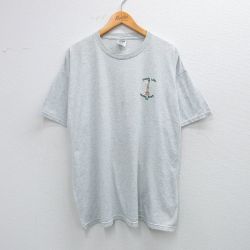 フルーツオブザルーム 00s 半袖Tシャツ 灯台 グレー XL | 古着