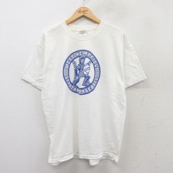 00s 半袖Tシャツ ウエストヘンプフィールドスパルタンベースボール ホワイト XL | 古着