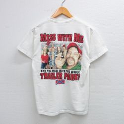M★古着 半袖 ビンテージ Tシャツ メンズ 00年代 00s ゲーム グランドセフトオート GTA サザンクロス コットン クルーネック 白 ホワイト 25aug19 中古