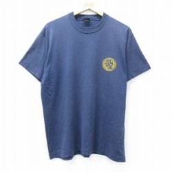 スクリーンスターズ 80s 半袖Tシャツ SIGONELLA ネイビー XL | 古着