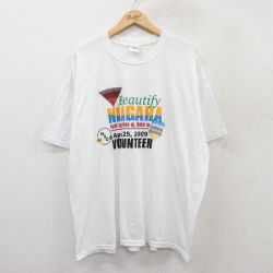 ジャージーズ 00s 半袖Tシャツ ナイアガラボランティア ホワイト XL | 古着