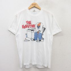 M★古着 半袖 ビンテージ Tシャツ メンズ 80年代 80s ゴルフ 男性 クルーネック USA製 白 ホワイト 【spe】 25aug20 中古