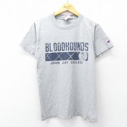 Champion 00s 半袖Tシャツ BLOODHOUNDS グレー S | 古着