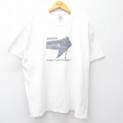 00s 半袖Tシャツ ナイアガラアイスホッケー ホワイト XL | 古着