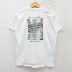 L★古着 フルーツオブザルーム 半袖 ビンテージ Tシャツ メンズ 90年代 90s オール コットン クルーネック USA製 白 ホワイト 25aug20 中古