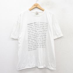 【50%OFF】XL★古着 ヘインズ Hanes 半袖 ビンテージ Tシャツ メンズ 90年代 90s NHL ニューヨークアイランダーズ メッセージ 大きいサイズ コットン クルーネック 白 ホワイト アイスホッケー 【spe】 25aug20 中古