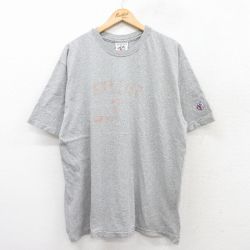 【20%OFF】XL★古着 半袖 ビンテージ Tシャツ メンズ 90年代 90s テネシー 大きいサイズ クルーネック USA製 グレー 霜降り 25aug20 中古