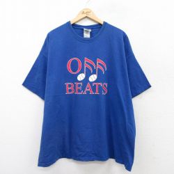 ジャージーズ 00s 半袖Tシャツ OFF BEATS ブルー XL | 古着