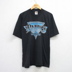 XL★古着 フルーツオブザルーム 半袖 ビンテージ Tシャツ メンズ 00年代 00s RANDYS クルーネック 黒 ブラック 25aug21 中古