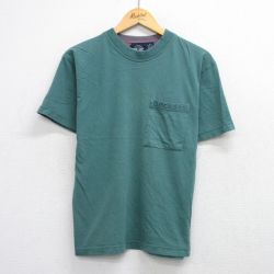【50%OFF】ドッカーズ 00s 半袖Tシャツ ワンポイントロゴ グリーン M | 古着