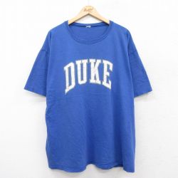 00s 半袖Tシャツ DUKE ブルー XL | 古着