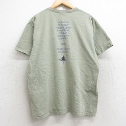 L★古着 半袖 ビンテージ Tシャツ メンズ 00年代 00s カヤック コットン クルーネック ベージュ系 カーキ 25aug22 中古