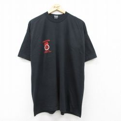 XL★古着 フルーツオブザルーム 半袖 ビンテージ Tシャツ メンズ 90年代 90s 馬 TEAMSTERS 大きいサイズ クルーネック USA製 黒 ブラック 25aug22 中古
