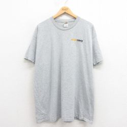 XL★古着 フルーツオブザルーム 半袖 ビンテージ Tシャツ メンズ 00年代 00s NORTRAX 大きいサイズ クルーネック グレー 霜降り 25aug26 中古