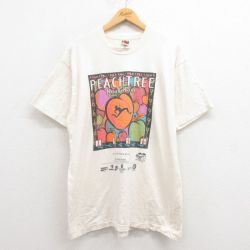 【50%OFF】フルーツオブザルーム 90s 半袖Tシャツ ロードレース ベージュ XL | 古着
