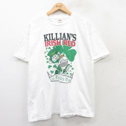 【50%OFF】フルーツオブザルーム 00s 半袖Tシャツ IRISH ホワイト XL | 古着