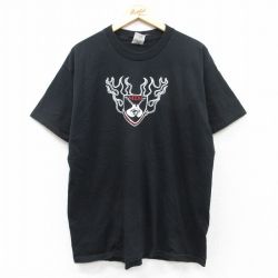 フルーツオブザルーム 00s 半袖Tシャツ MDM SALVATION ブラック XL | 古着