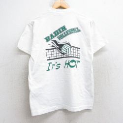 フルーツオブザルーム 90s 半袖Tシャツ BADINバレーボール ホワイト M | 古着