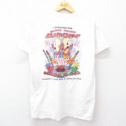00s 半袖Tシャツ SLINGSHOTアトラクション ホワイト M | 古着
