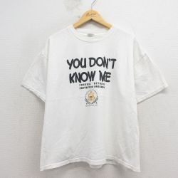 XL★古着 半袖 ビンテージ Tシャツ メンズ 00年代 00s ワシントンDC 大きいサイズ コットン クルーネック 白 26apr04