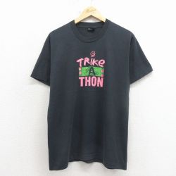 スクリーンスターズ 80s 半袖Tシャツ TRIKE ブラック L | 古着