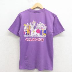 オニータ 90s 半袖Tシャツ スケルトン パープル M | 古着