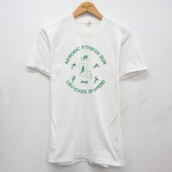 スクリーンスターズ 80s 半袖Tシャツ AEROBIC FITNESS RUN ホワイト M | 古着
