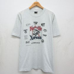 フルーツオブザルーム 90s 半袖Tシャツ MLB グレー XL | 古着