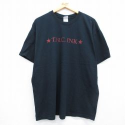 00s 半袖Tシャツ THC INK ブラック XL | 古着