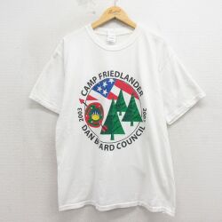 00s 半袖Tシャツ キャンプ ホワイト L | 古着