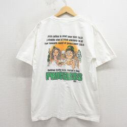 00s 半袖Tシャツ プレイスレス ホワイト XL | 古着