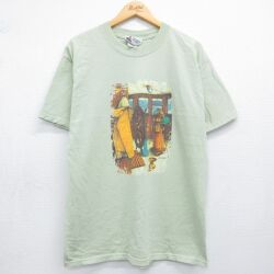 00s 半袖Tシャツ 操舵室 グリーン L | 古着