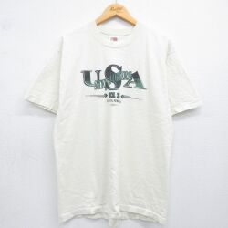 フルーツオブザルーム 90s 半袖Tシャツ STEELWORKERS ホワイト L | 古着