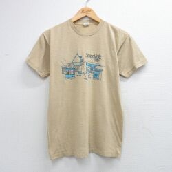80s 半袖Tシャツ SENIOR WEEK ベージュ M | 古着