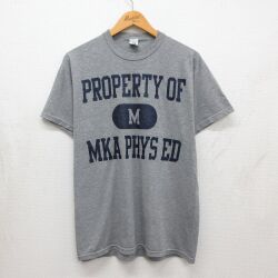 ラッセル 00s 半袖Tシャツ MKAカレッジ グレー L | 古着