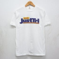 90s 半袖Tシャツ Power Bar Just Tri ホワイト L | 古着