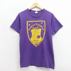フルーツオブザルーム 90s 半袖Tシャツ 恐竜 パープル M | 古着