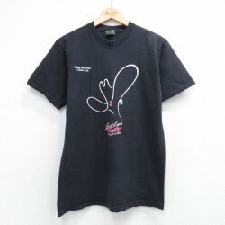 M★古着 半袖 ビンテージ Tシャツ メンズ 90年代 90s ミュージカル ウィルロジャースフォーリーズ ブラック【spe】  26jun03