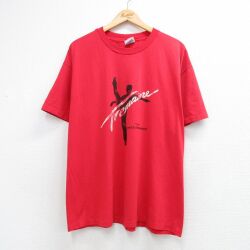 ヘインズ 90s 半袖Tシャツ Tremaine レッド XL | 古着