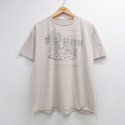 オニータ 90s 半袖Tシャツ MOSES ベージュ XL | 古着