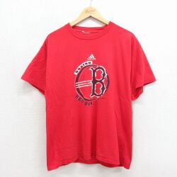 アディダス 00s 半袖Tシャツ ボストンレッドソックス レッド メンズXL相当 | 古着