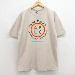 オニータ 90s 半袖Tシャツ アジアンパシフィック ベージュ メンズXL相当 | 古着