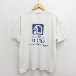 半袖Tシャツ MARINA ホワイト メンズXL相当 | 古着
