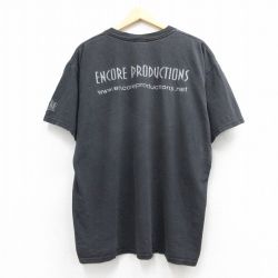 00s 半袖Tシャツ ENCORE CREW ブラック メンズXL相当 | 古着