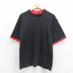 90s 半袖Tシャツ ブラック メンズL相当 | 古着