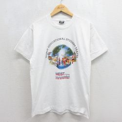 スクリーンスターズ 80s 半袖Tシャツ WEST ホワイト メンズL相当 | 古着