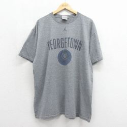 ナイキ 00s 半袖Tシャツ ジョージタウン グレー メンズXL相当 | 古着